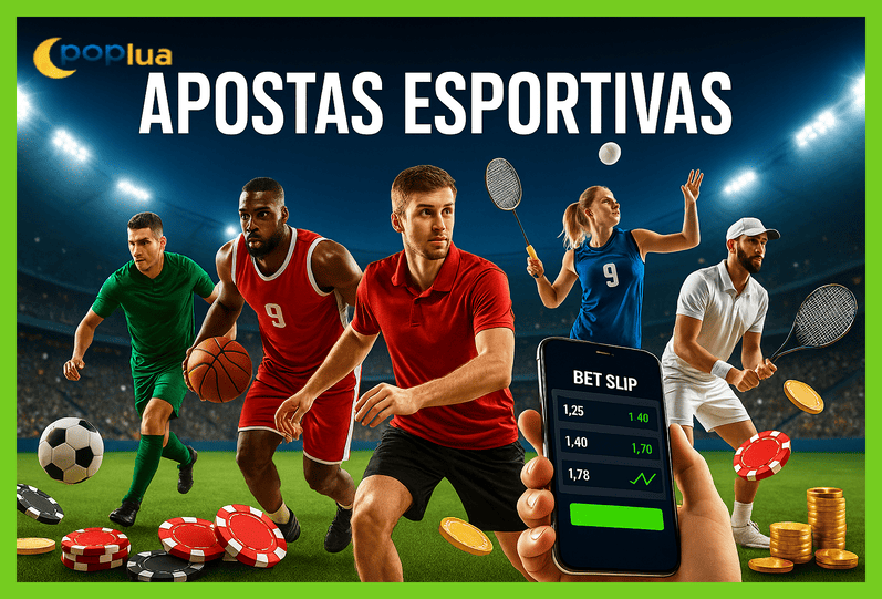 Apostas esportivas no cassino online POPLUA